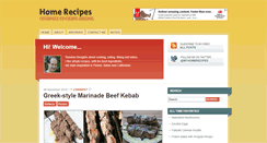 Desktop Screenshot of homerecipes.org
