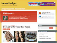 Tablet Screenshot of homerecipes.org