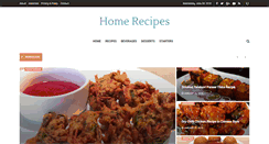 Desktop Screenshot of homerecipes.in